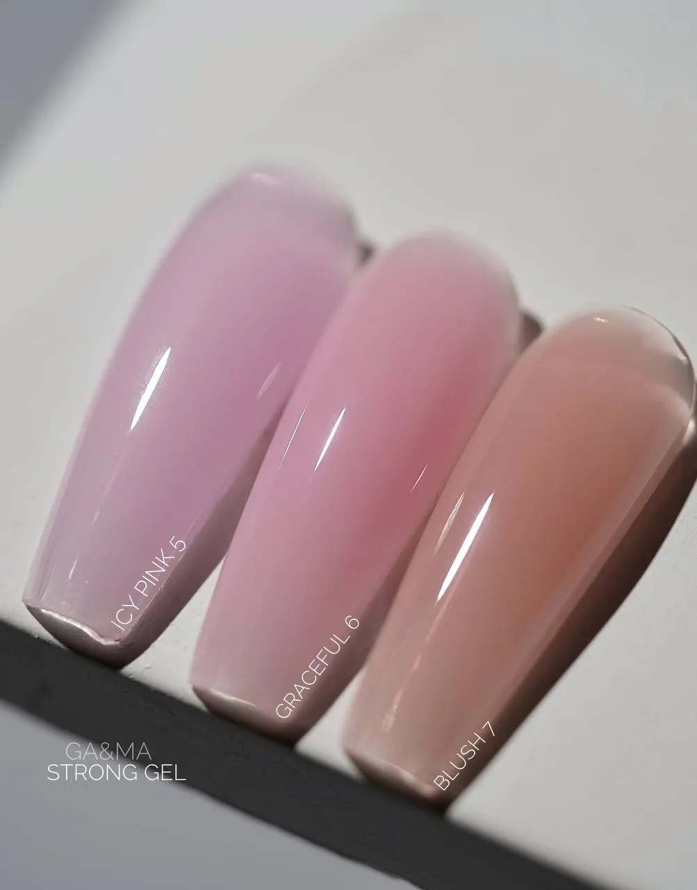 Гель GÉMELY ex GA&MA Strong gel №7 Blush, 30 мл