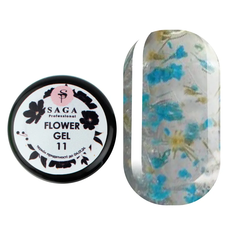 Гель SAGA Professional Flower Gel 11, 5 мл