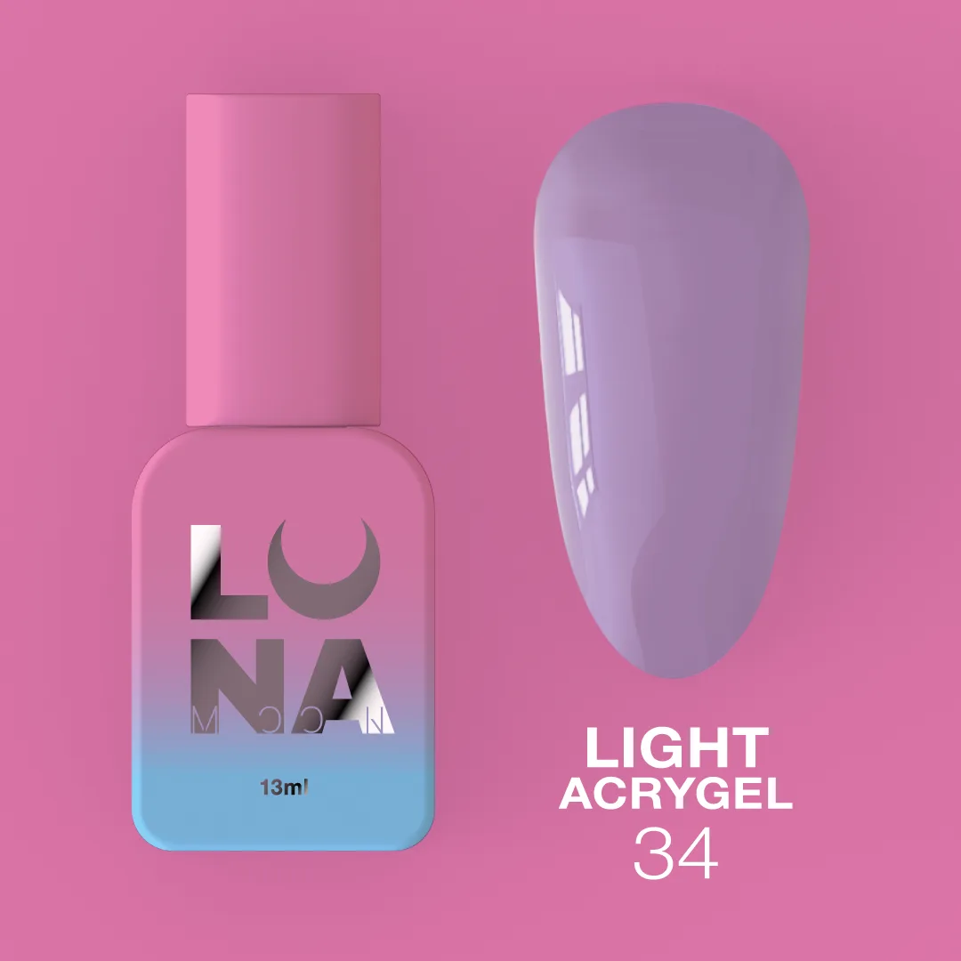 Акрил-гель LUNA Light Acrygel №34, 13 мл