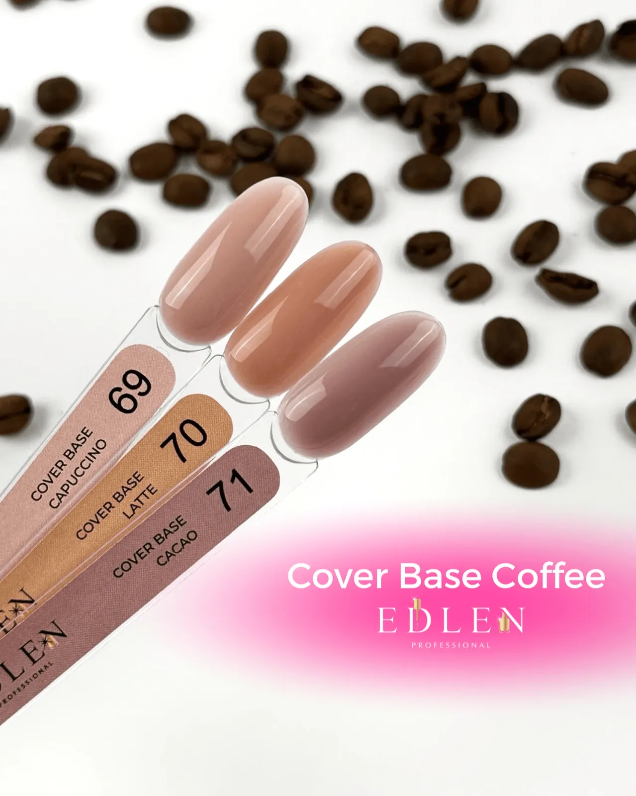 Edlen Cover base Coffee №69, 9 мл