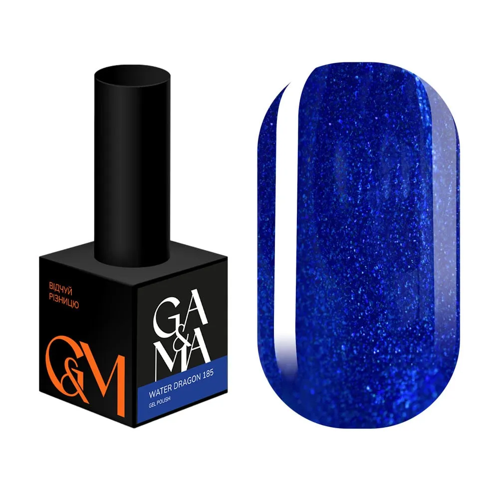 Гель-лак GÉMELY ex GA&MA №185, Night collection, Water dragon, 10 мл