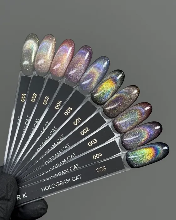 Гель-лак DARK gel polish Hologram Cat №04, 6 мл