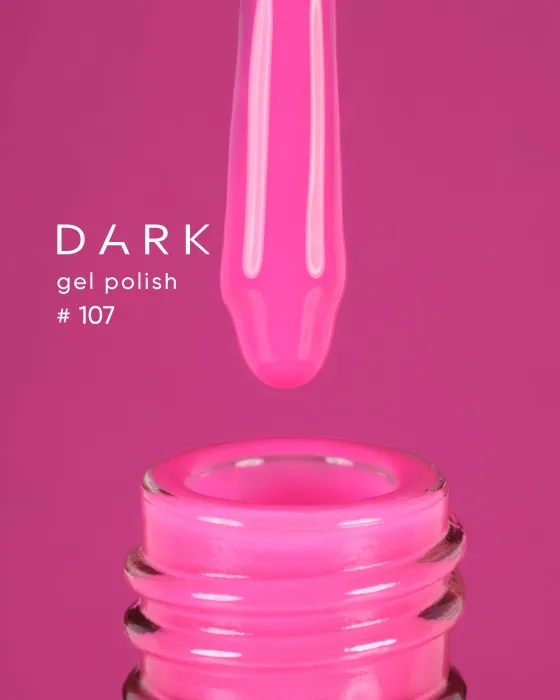 Гель-лак Dark gel polish №107, 6 мл