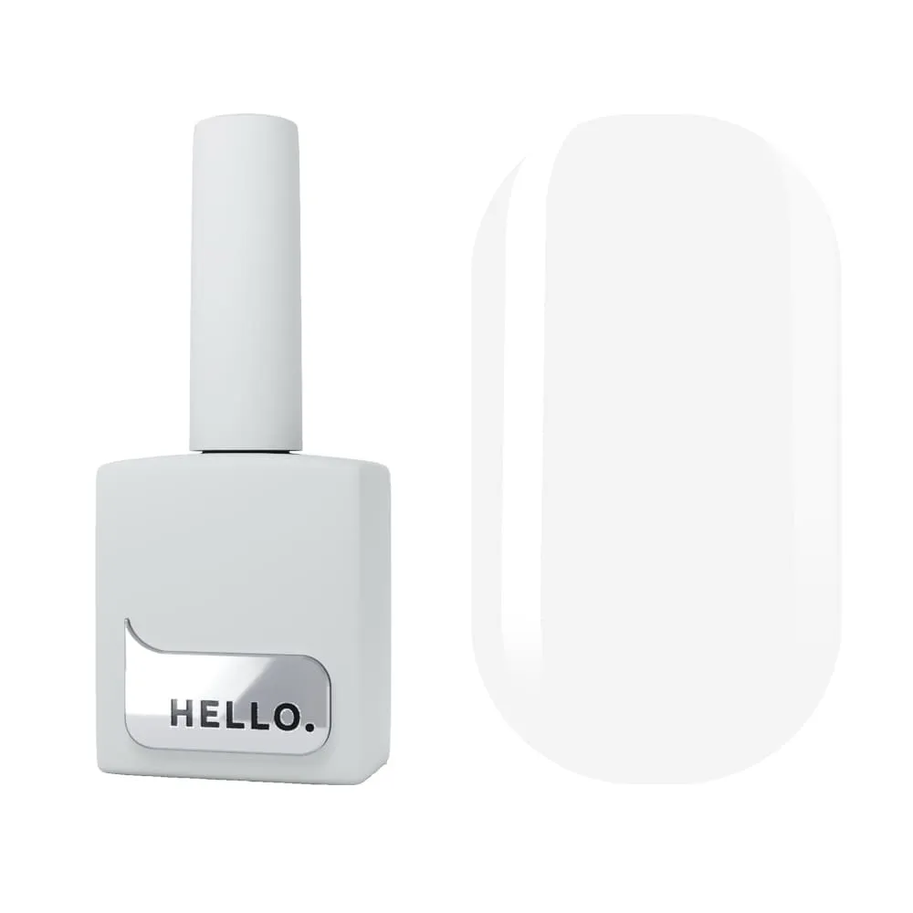 Гель-лак HELLO ON, холодний білий, 15 мл