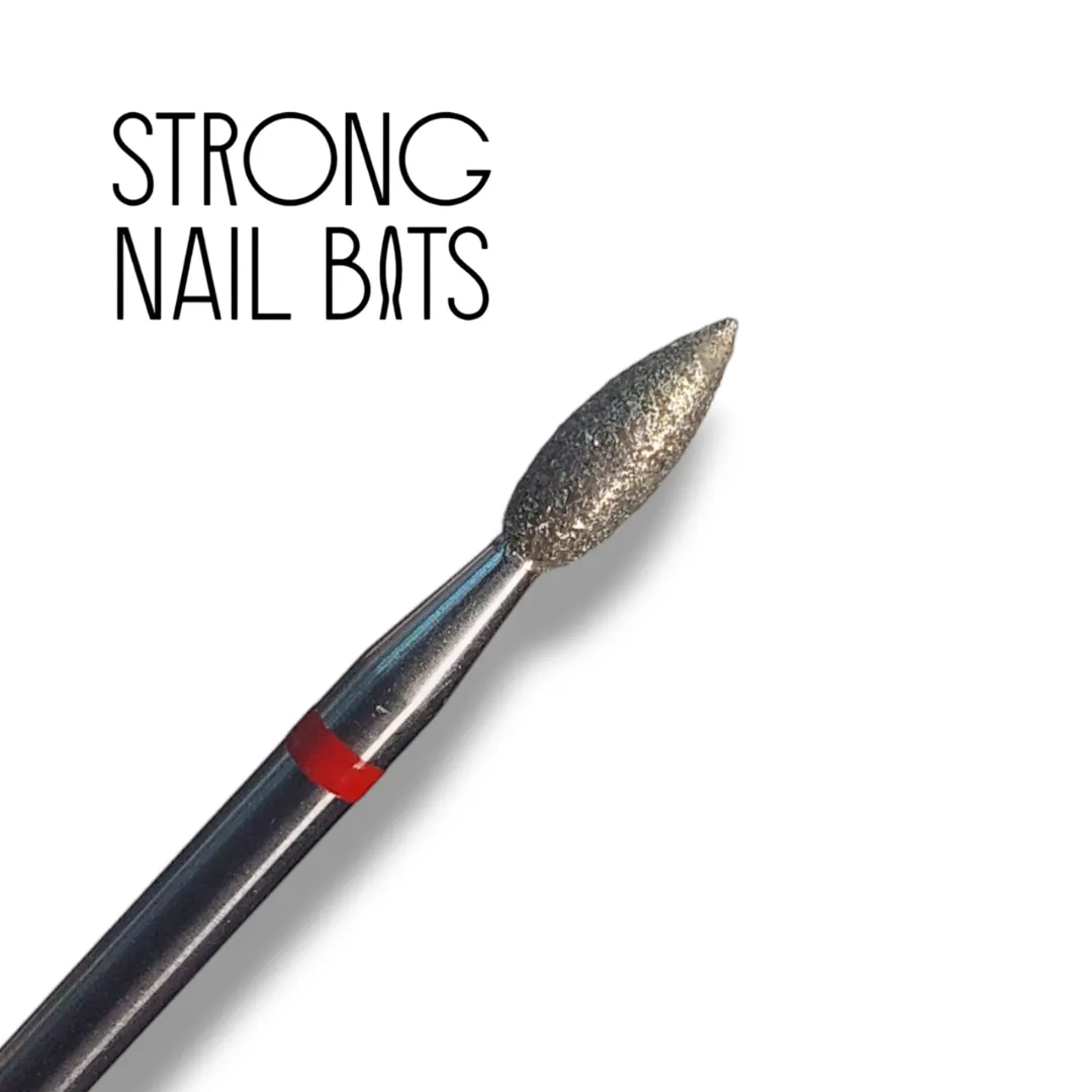 Фреза алмазна STRONG NAIL BITS брунька червона 0,27 см