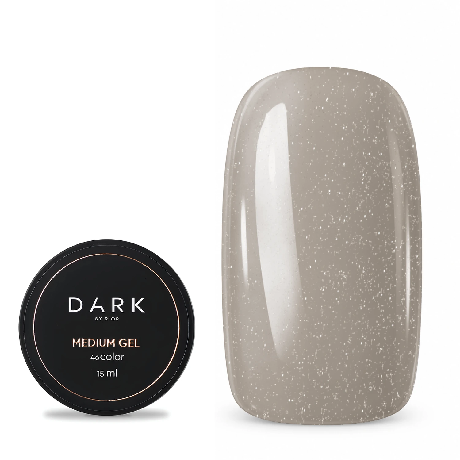 DARK Medium Gel №46, 15 мл, без кисти