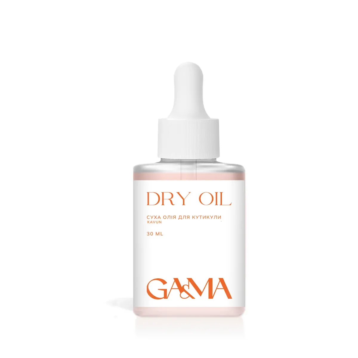 Олія суха для кутикули GÉMELY ex GA&MA Dry oil, кавун, 30 мл