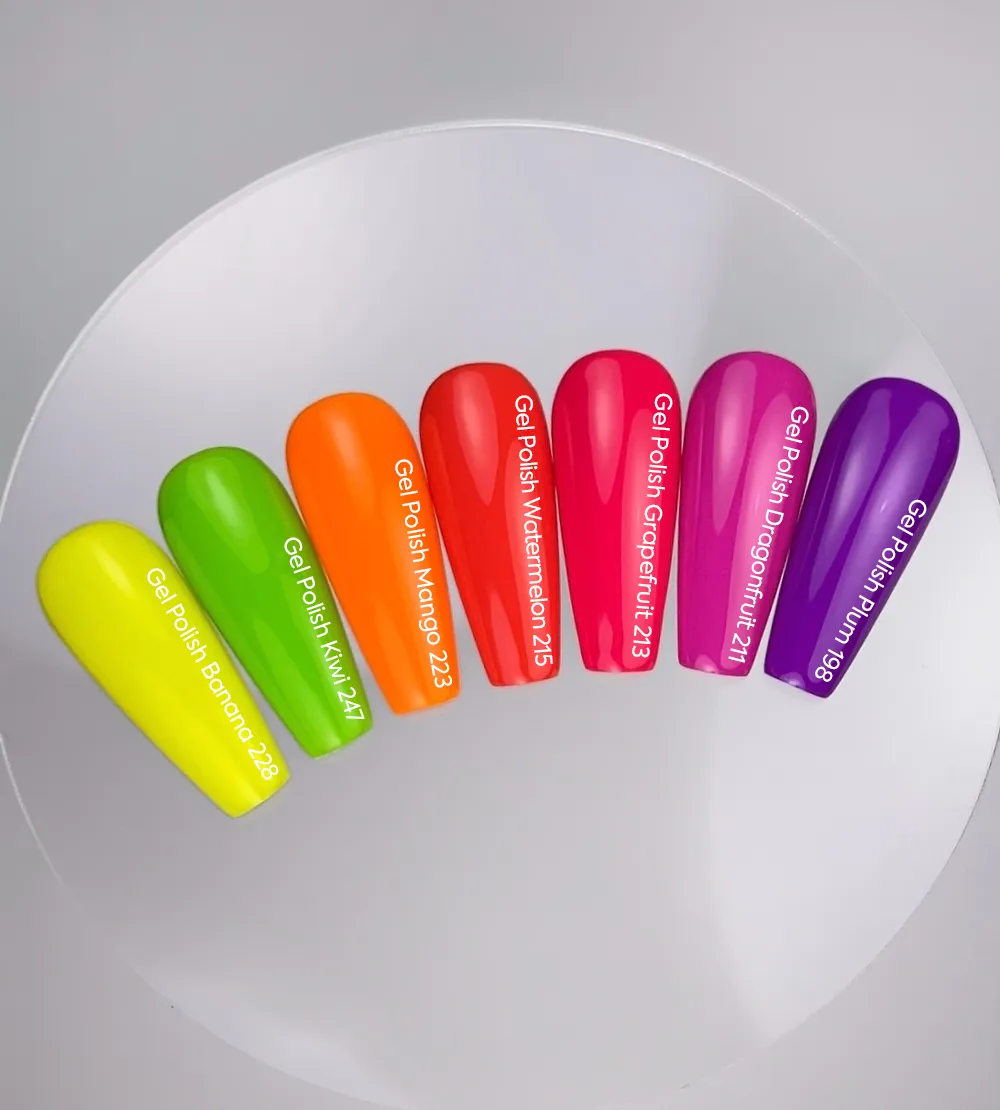 гель-лак NAILSOFTHEDAY Kiwi-247 — неоново-зелений, 10 мл