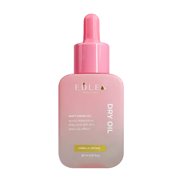 Сухое масло для кутикулы Edlen Cuticle oil, vanilla aroma, 30 мл
