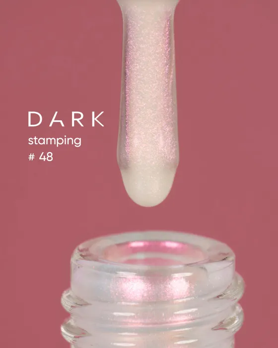 DARK Stamping polish №48, рожевий хамелеон, 10 мл