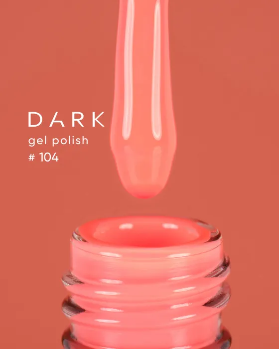 Гель-лак Dark gel polish №104, 6 мл