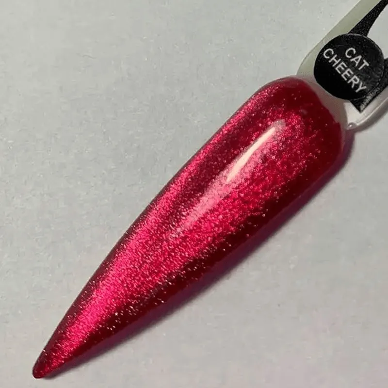 Гель-лак Saga Professional Cat Shine № 13 (cherry), 10 мл