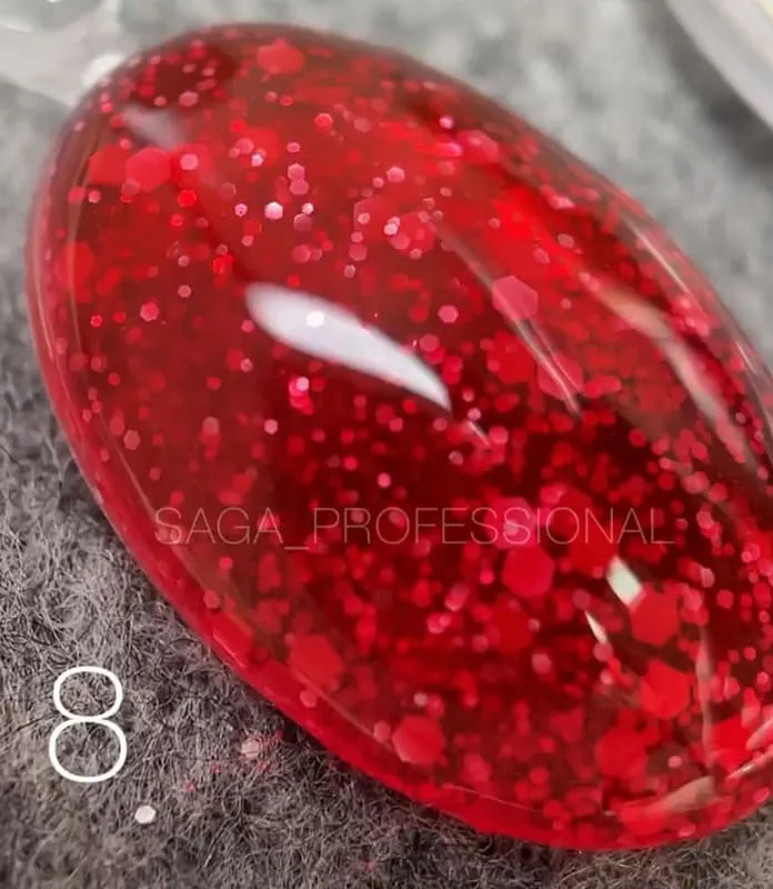 Гель-лак Saga Professional Marmalade №8, 9 мл