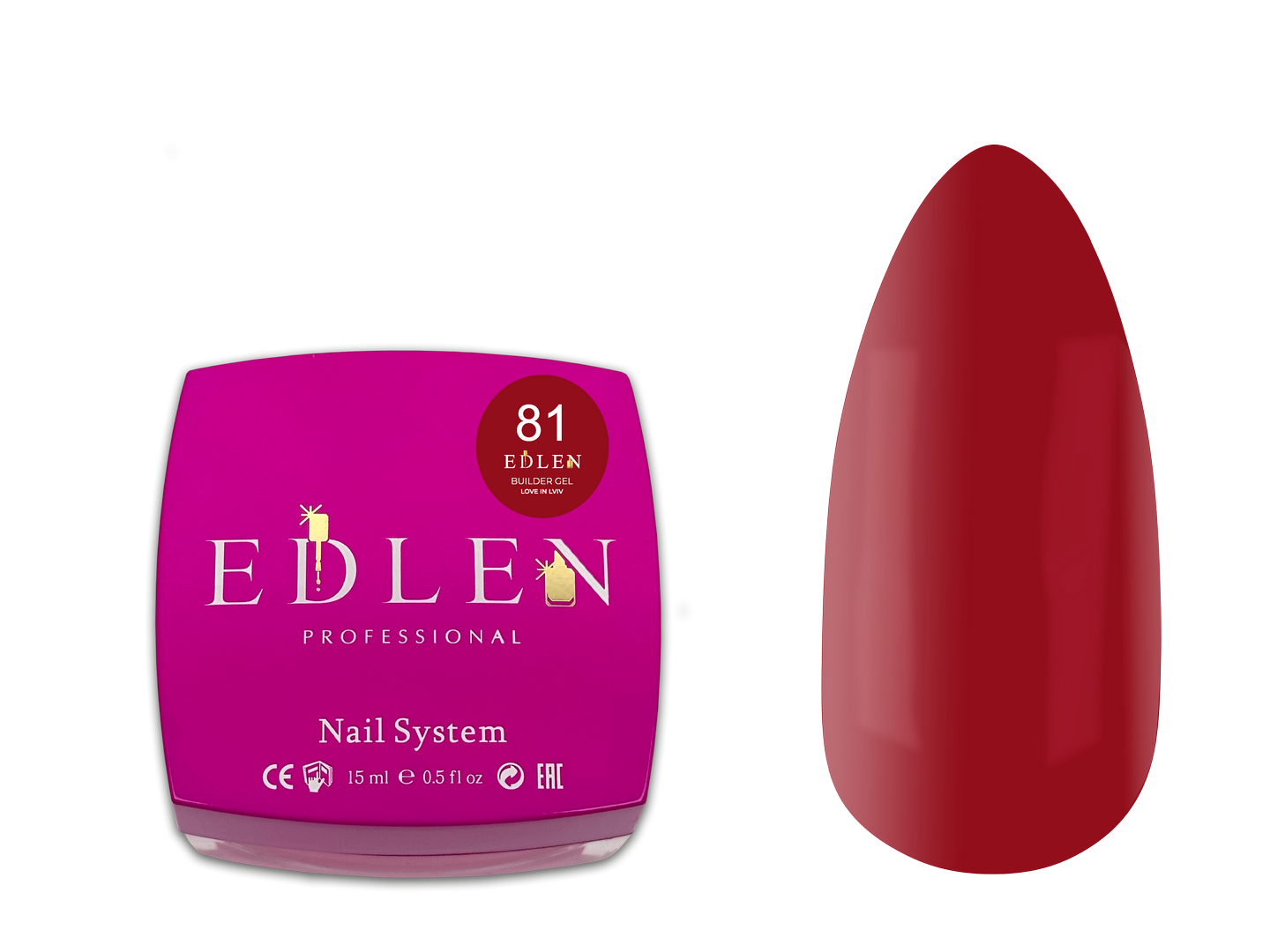 Edlen Builder Gel Lviv №81, 15 мл
