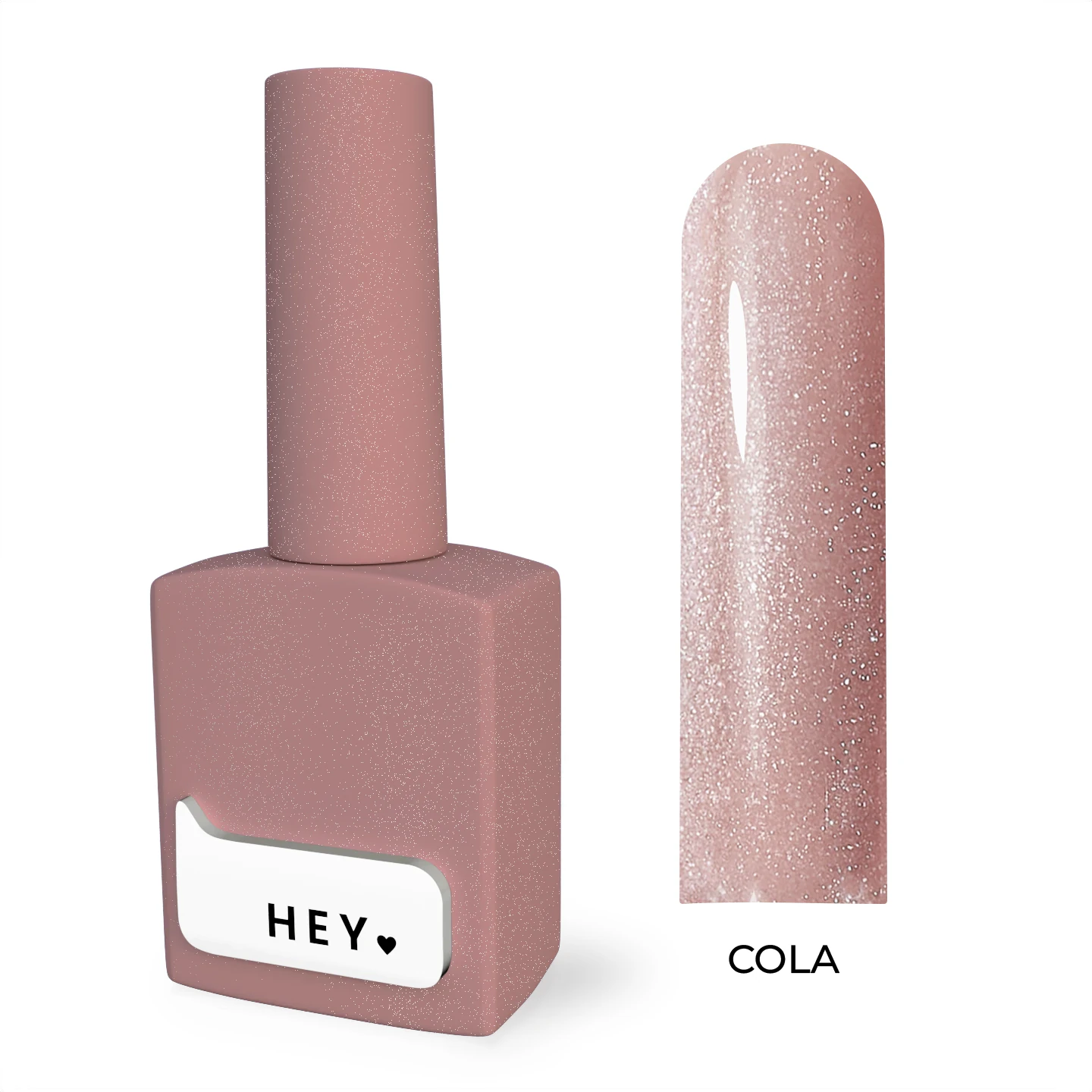 Відтінкова база HELLO TINT BASE COLA із шиммером, 15 мл