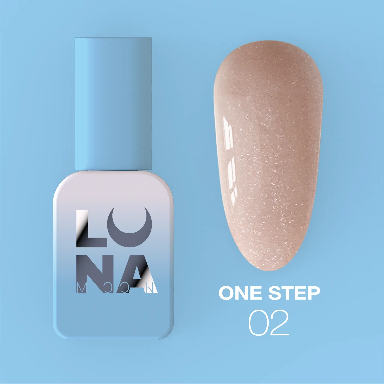 Однофазный гель-лак Luna One Step, №02, 8 мл