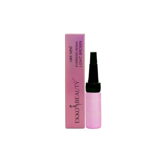 Хна Ekko Beauty для бровей Light Brown, 5 мл