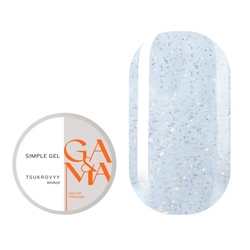 Гель GÉMELY ex GA&MA Simple gel Limited edition Цукровий, 15 мл