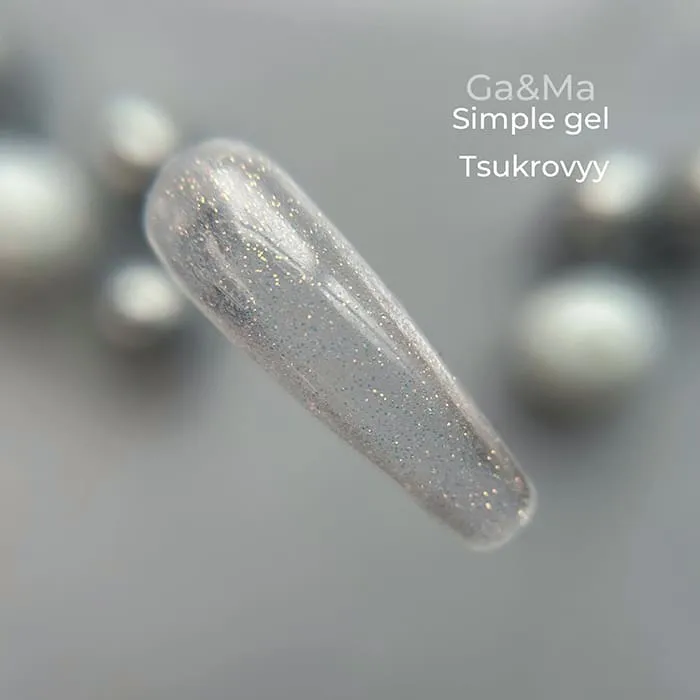 Гель GÉMELY ex GA&MA Simple gel Limited edition Цукровий, 15 мл