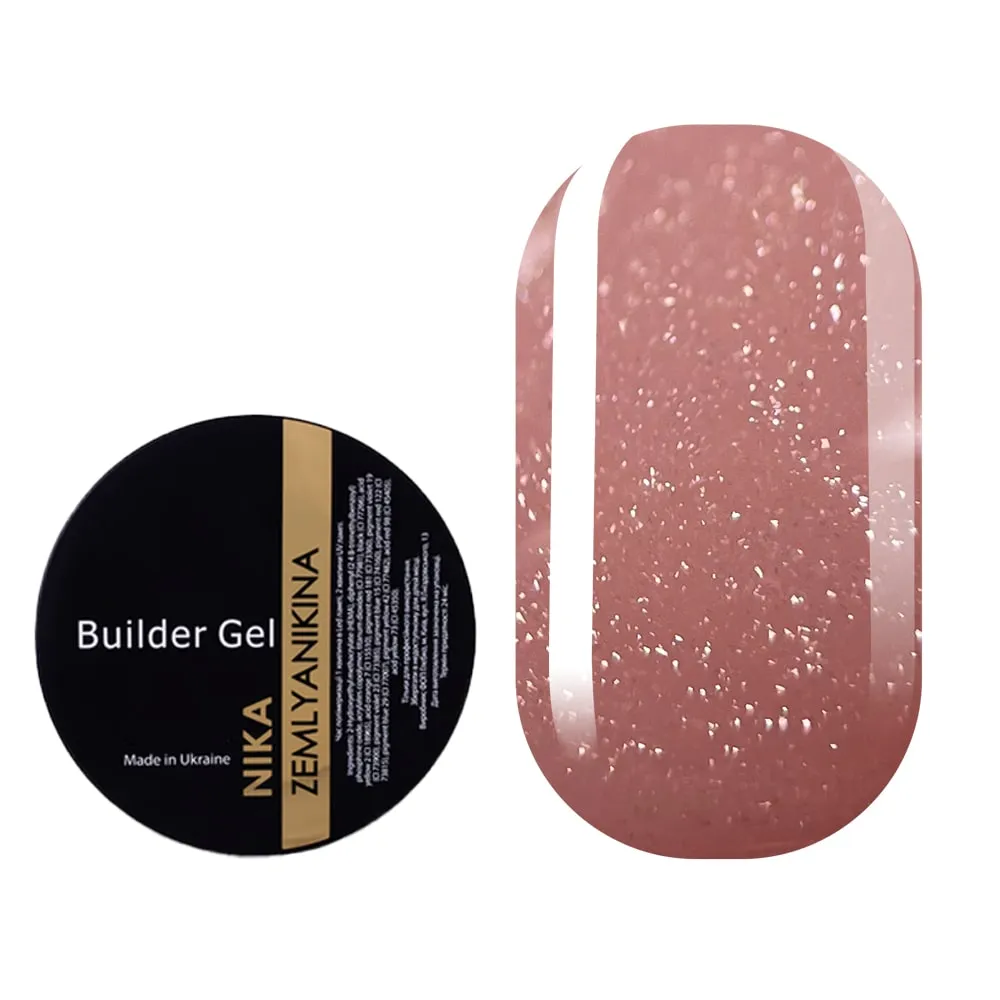 Гель для нарощування Nika Zemlyanikina Builder gel Caramel, 30 мл