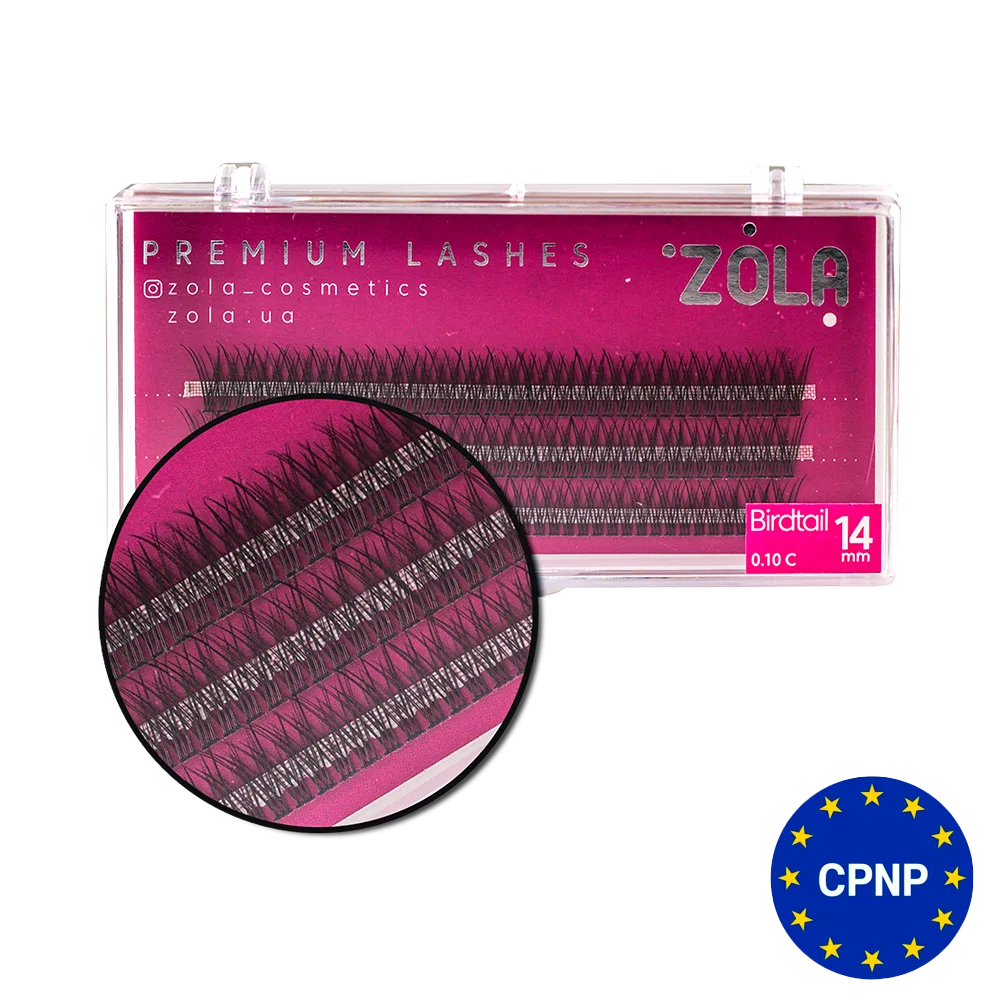 Ресницы-пучки ZOLA Birdtail (14mm)